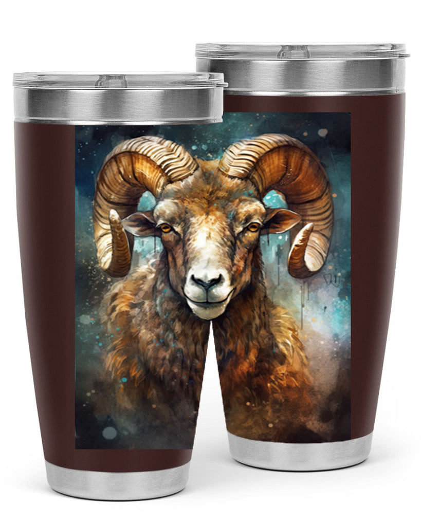 Aries 54#- zodiac- Tumbler