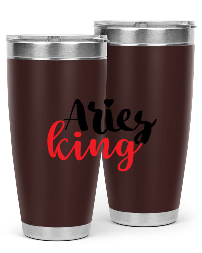 Aries king 96#- zodiac- Tumbler