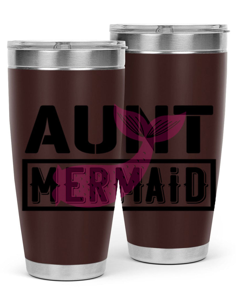 Aunt mermaid 17#- mermaid- Tumbler
