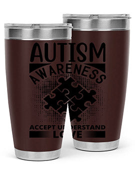 Autism awareness Style 43#- autism- Tumbler