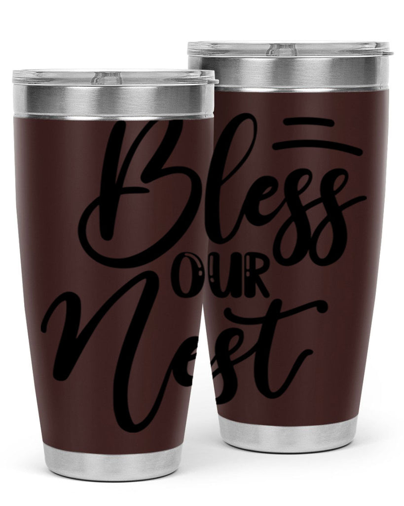BLESS OUR NEST  69#- spring- Tumbler
