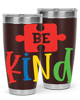 Be Kind Style 9#- autism- Tumbler