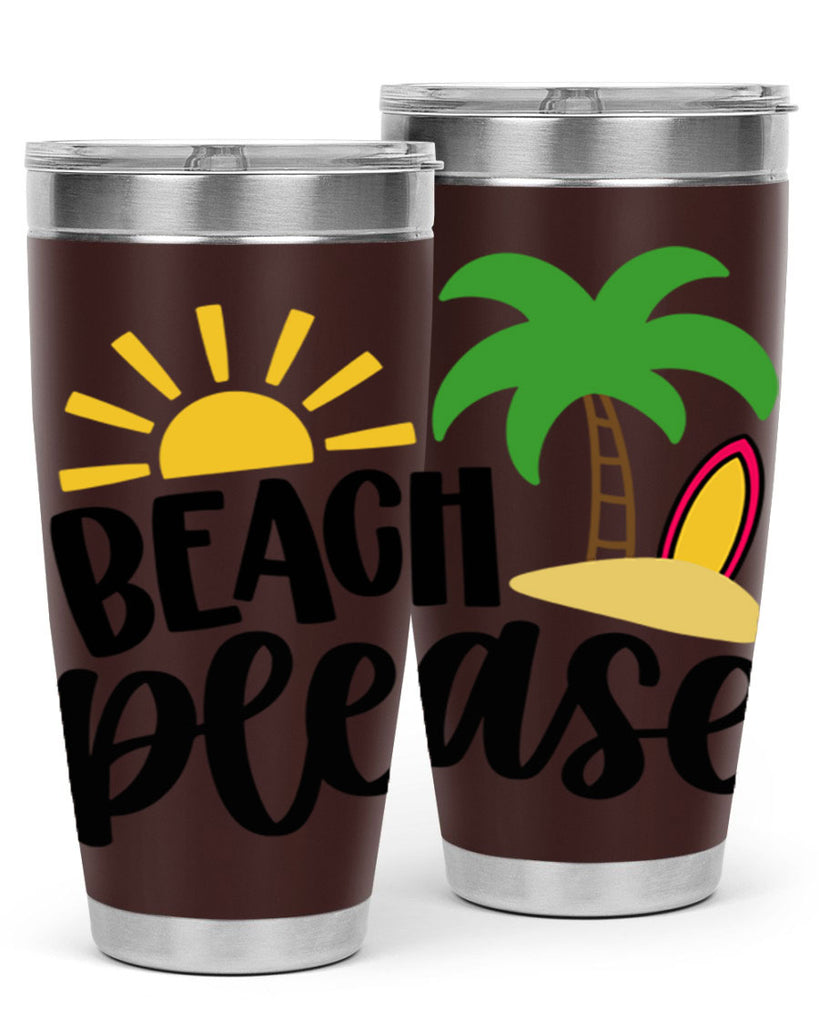 Beach Please Style 51#- summer- Tumbler