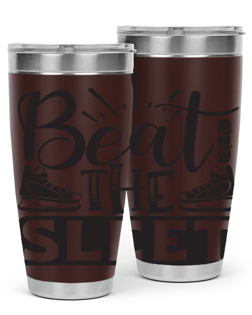 Beat the sleet 24#- winter- Tumbler