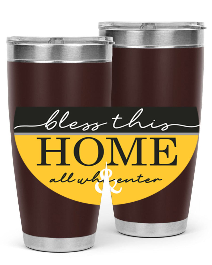 Bless this Home and all57#- spring- Tumbler