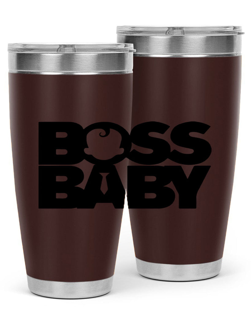 Boss Baby On Board 1#- black words phrases- Cotton Tank