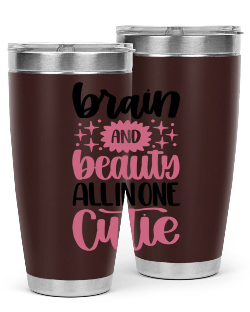 Brain And Beauty All In One Style 126#- make up- Tumbler