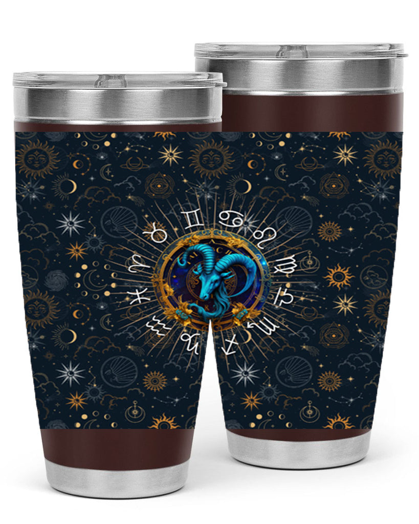 Capricorn Straight 184#- zodiac- Tumbler