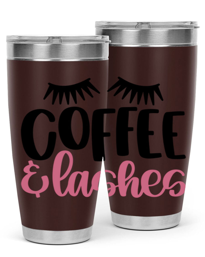 Coffee Lashes Style 110#- make up- Tumbler