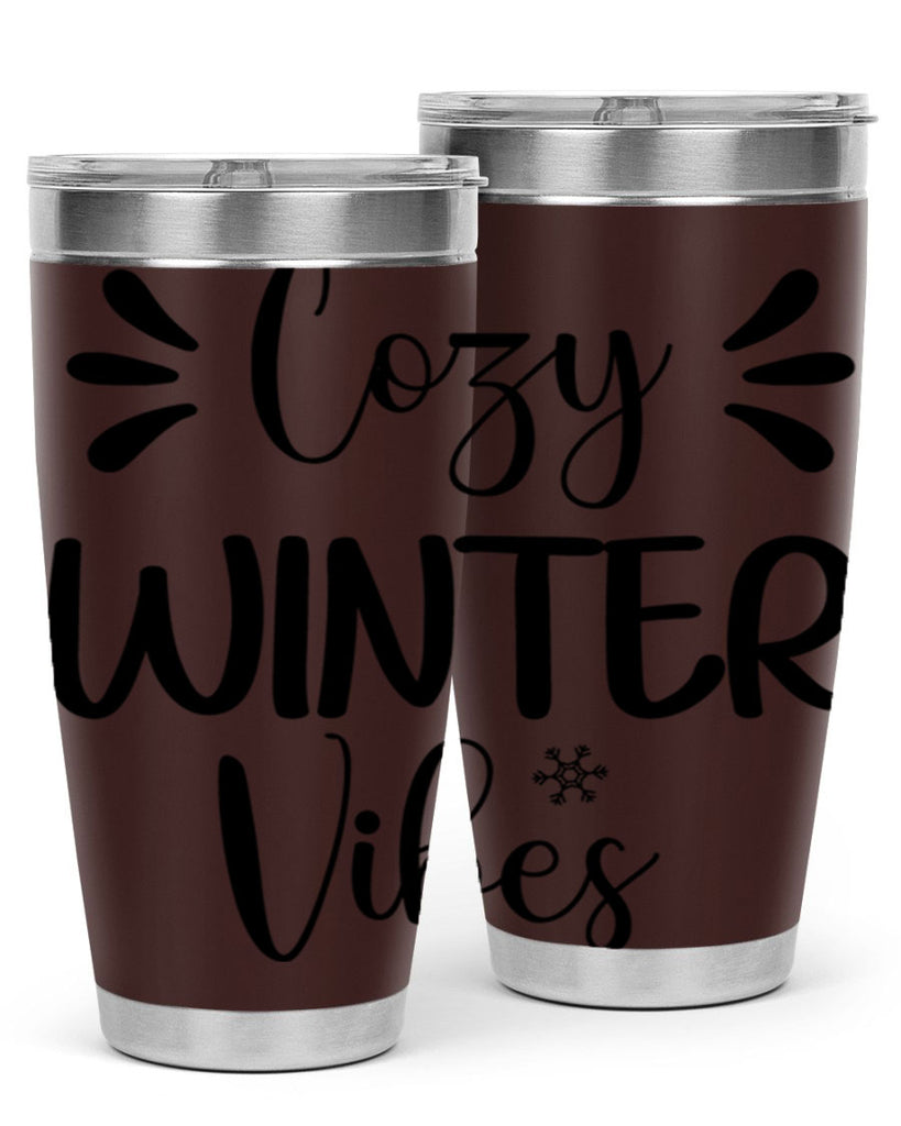Cozy Winter Vibes76#- winter- Tumbler