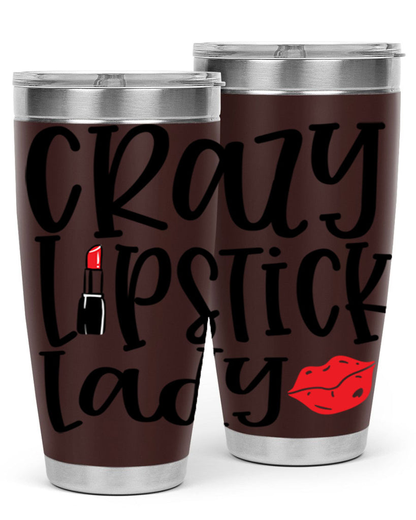 Crazy Lipstick Lady Style 240#- make up- Tumbler