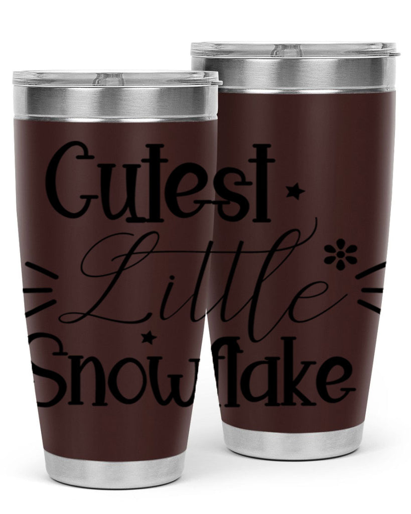 Cutest Little Snowflake90#- winter- Tumbler
