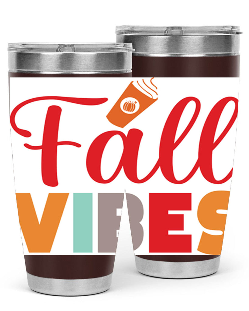 FallVibesdesign 166#- fall- Tumbler