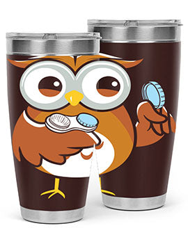 Funny Owl Contact Lens Case A TurtleRabbit 6#- owl- Tumblers