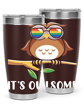 Funny Owl Gift Im Owlsome A TurtleRabbit 7#- owl- Tumblers