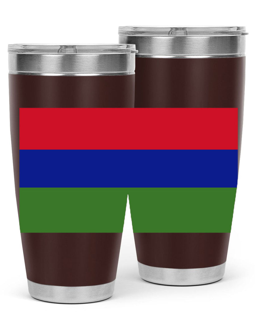 Gambia 135#- world flags- Tumbler
