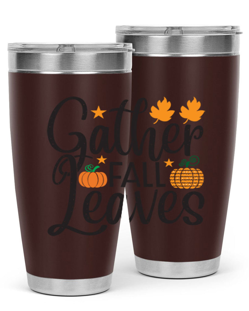 Gatherfallleaves 189#- fall- Tumbler