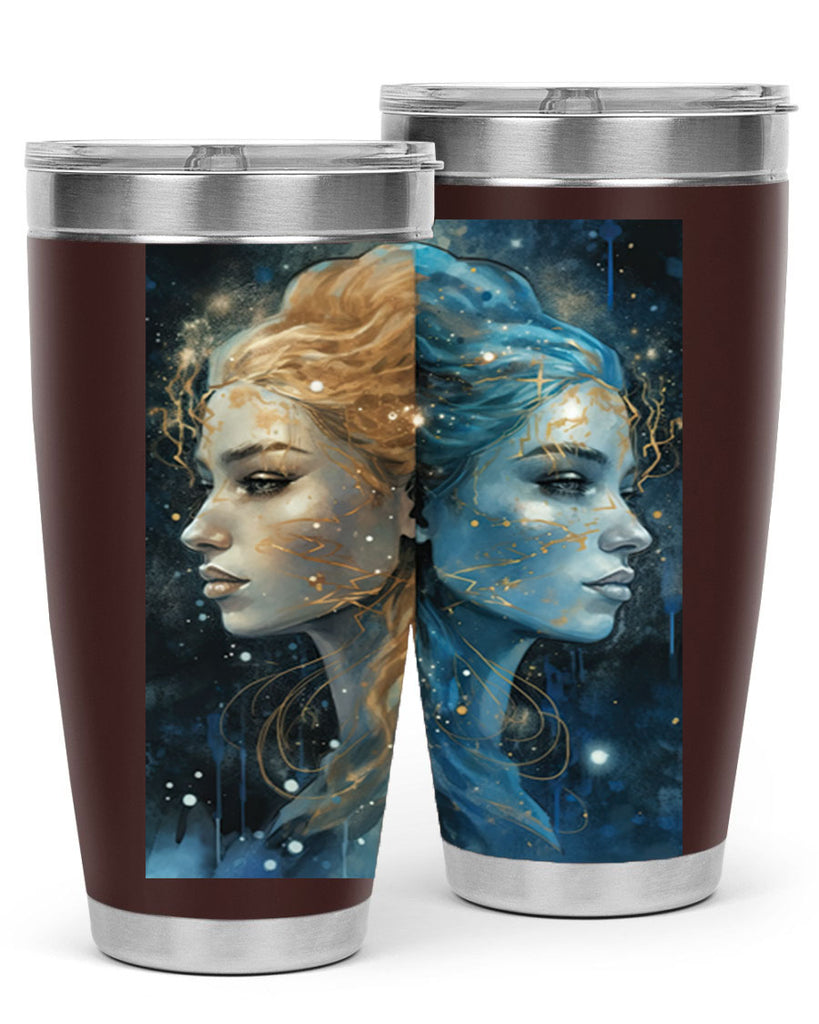 Gemini 56#- zodiac- Tumbler