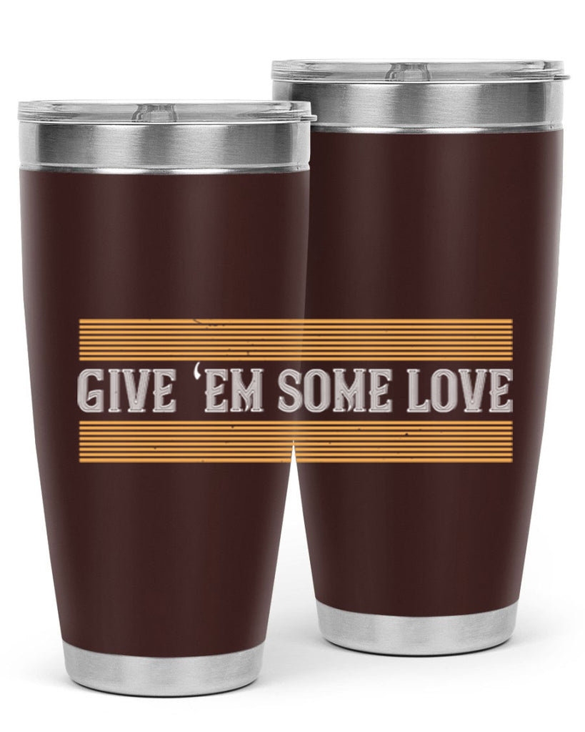 Give ‘em some love 2258#- badminton- Tumbler