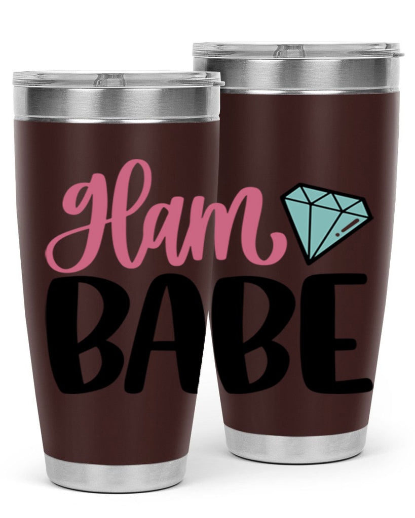 Glam Babe Style 98#- make up- Tumbler