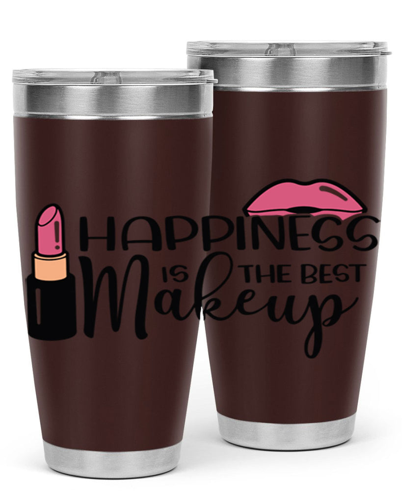 Happiness Is The Best Makeup Style 93#- make up- Tumbler