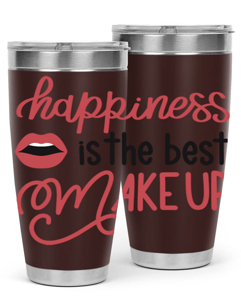 Happiness is the Best Makeup Style 94#- make up- Tumbler