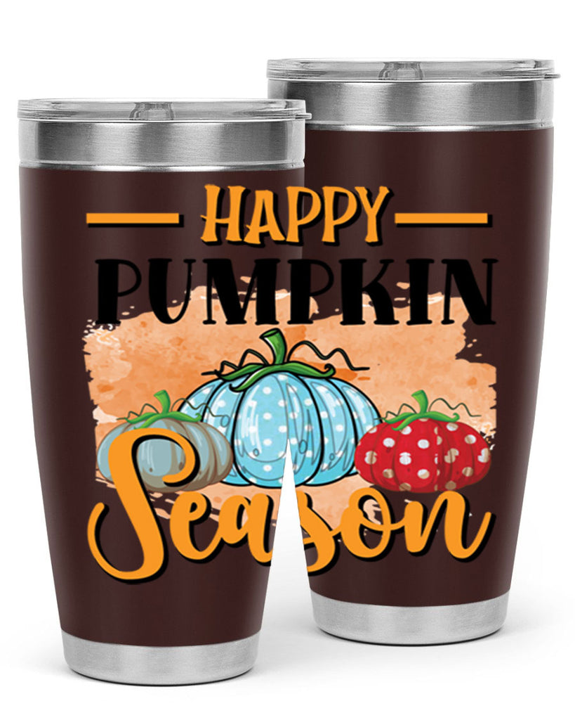 Happy pumpkin season 240#- fall- Tumbler