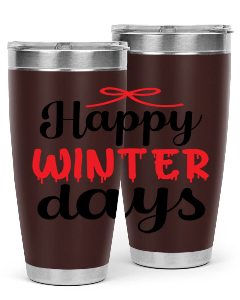 Happy winter days 123#- winter- Tumbler