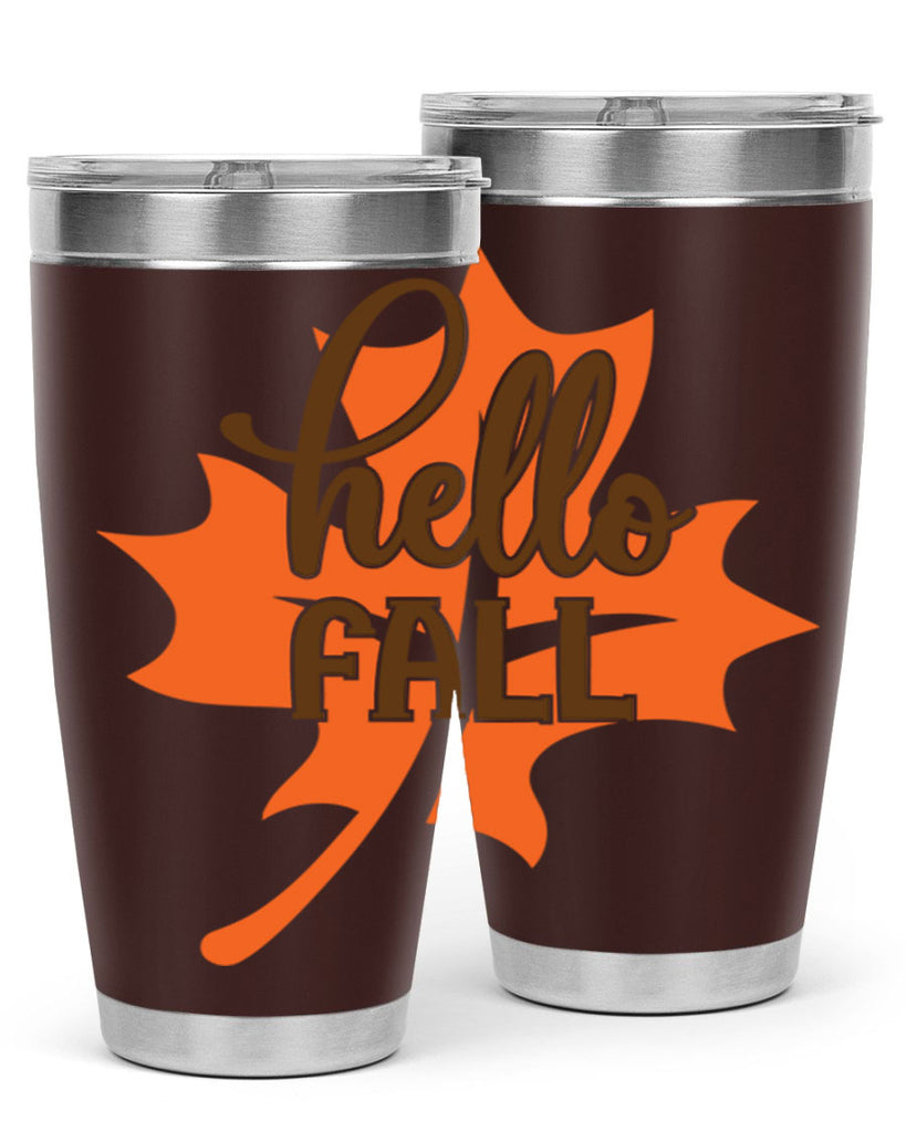 Hello Fall 273#- fall- Tumbler