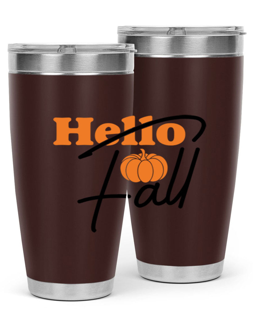 Hello Fall 279#- fall- Tumbler