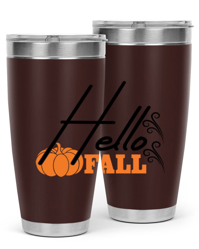 Hello Fall 281#- fall- Tumbler