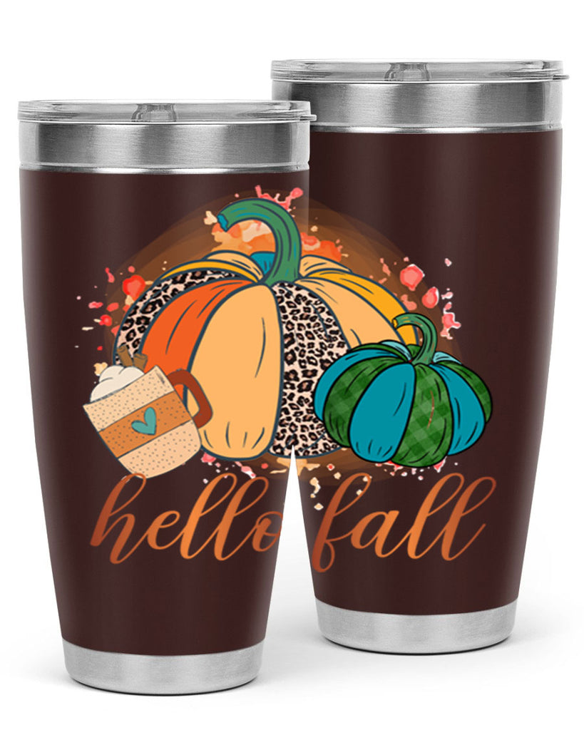 Hello Fall 282#- fall- Tumbler