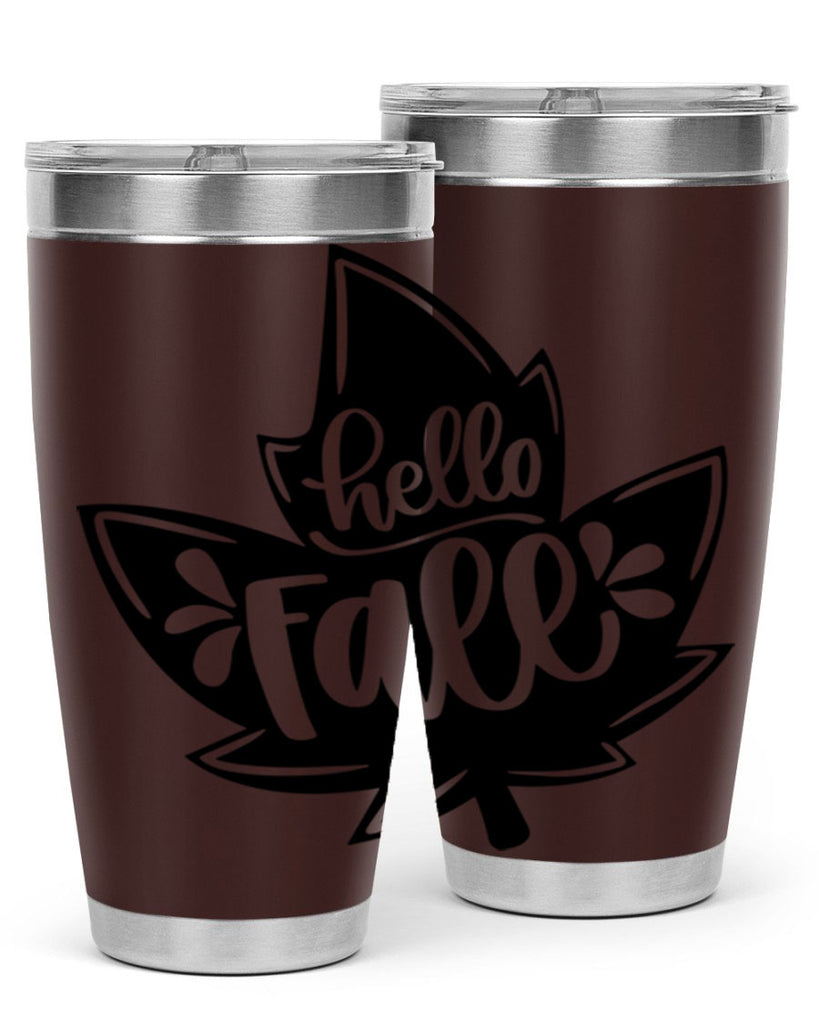 Hello Fall 494#- fall- Tumbler