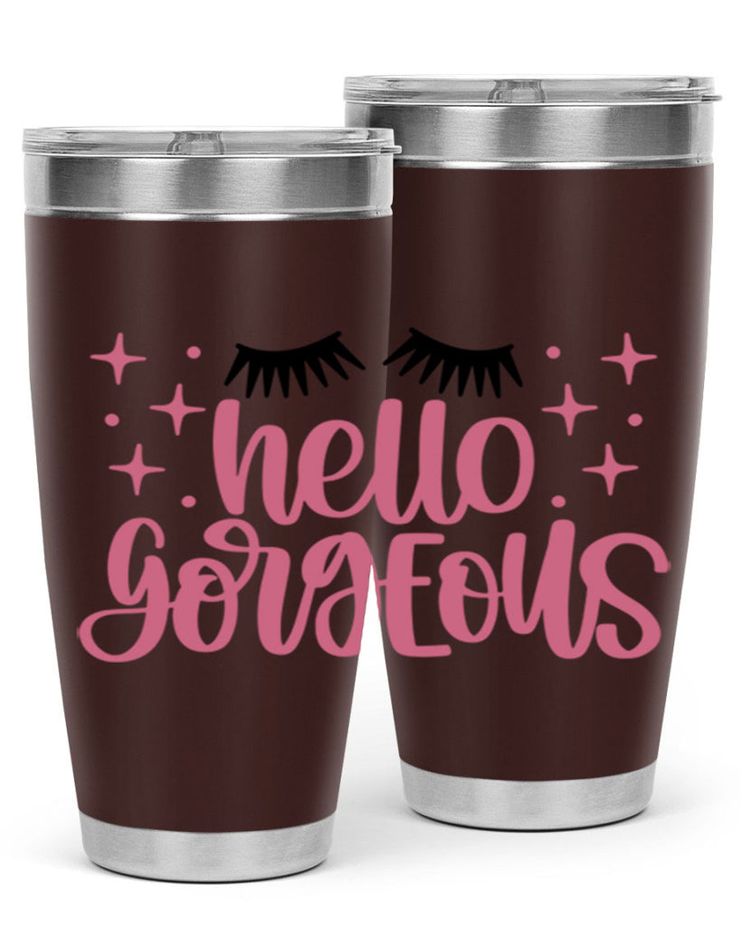Hello Gorgeous Style 89#- make up- Tumbler