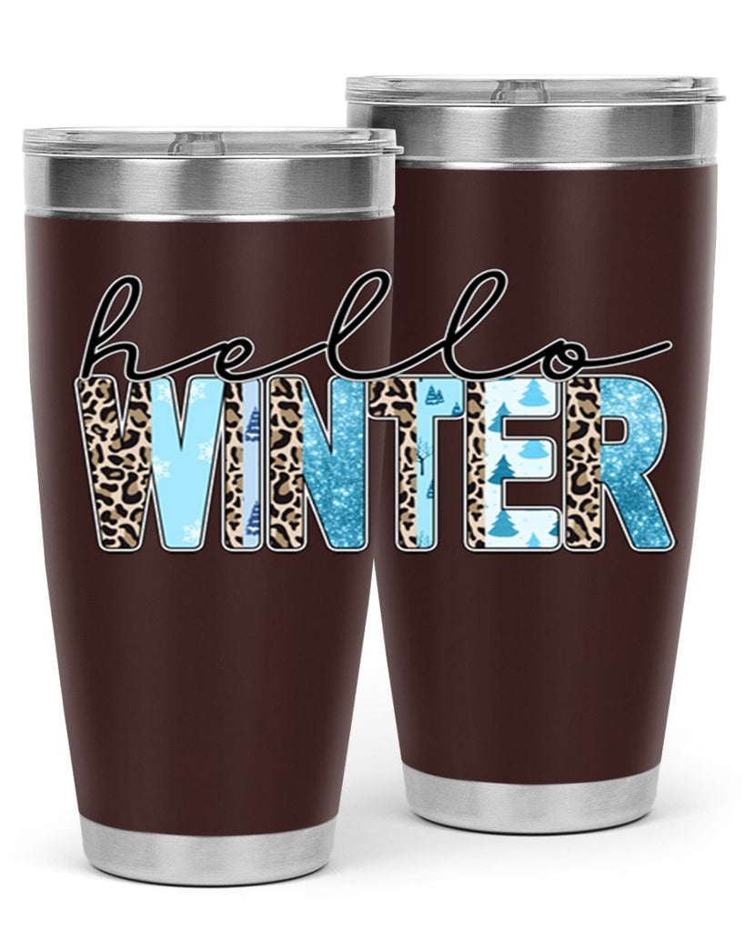 Hello Winter 189#- winter- Tumbler