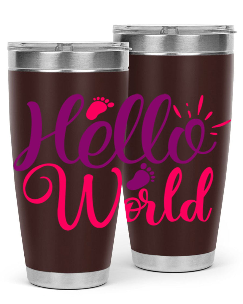 Hello World Style 260#- baby- tumbler