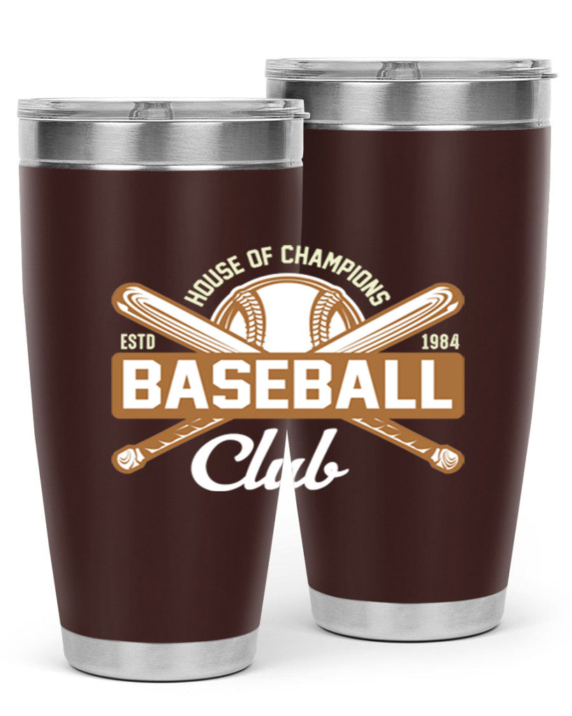 House 1178#- baseball- Tumbler