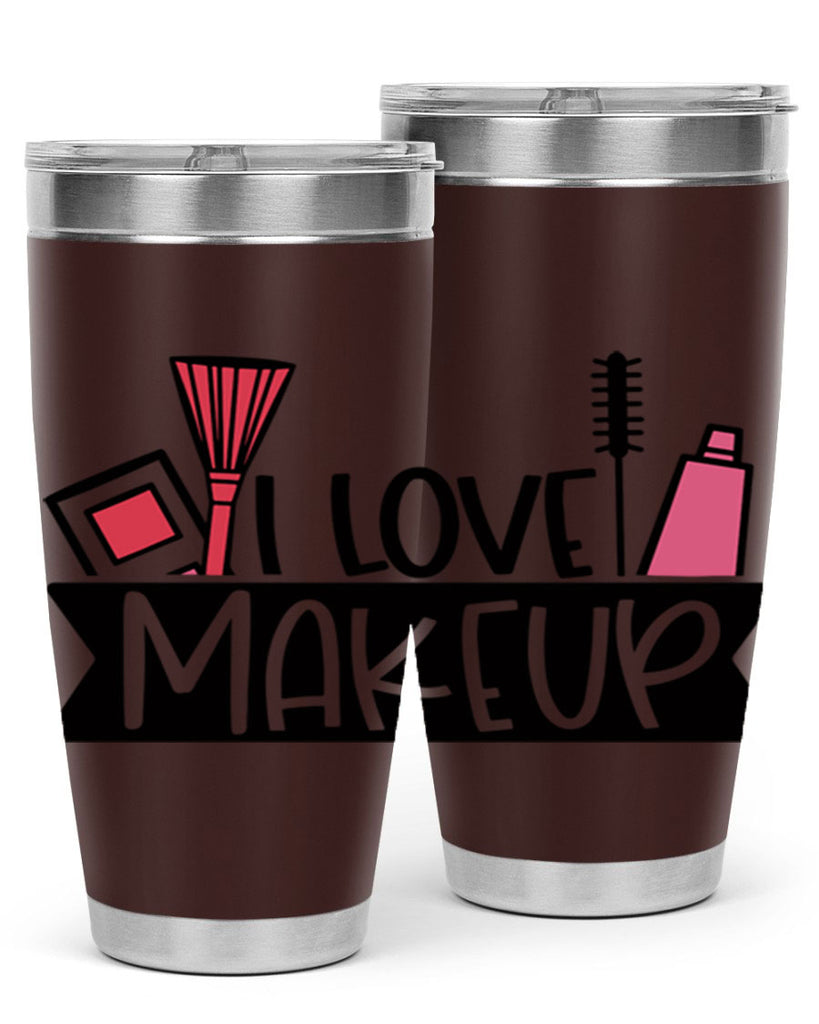 I Love Makeup Style 81#- make up- Tumbler