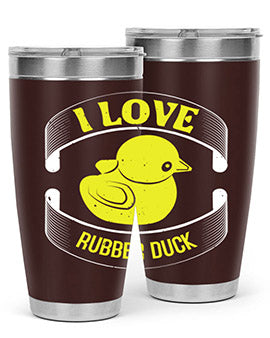I Love Rubber duck Style 41#- duck- Tumbler