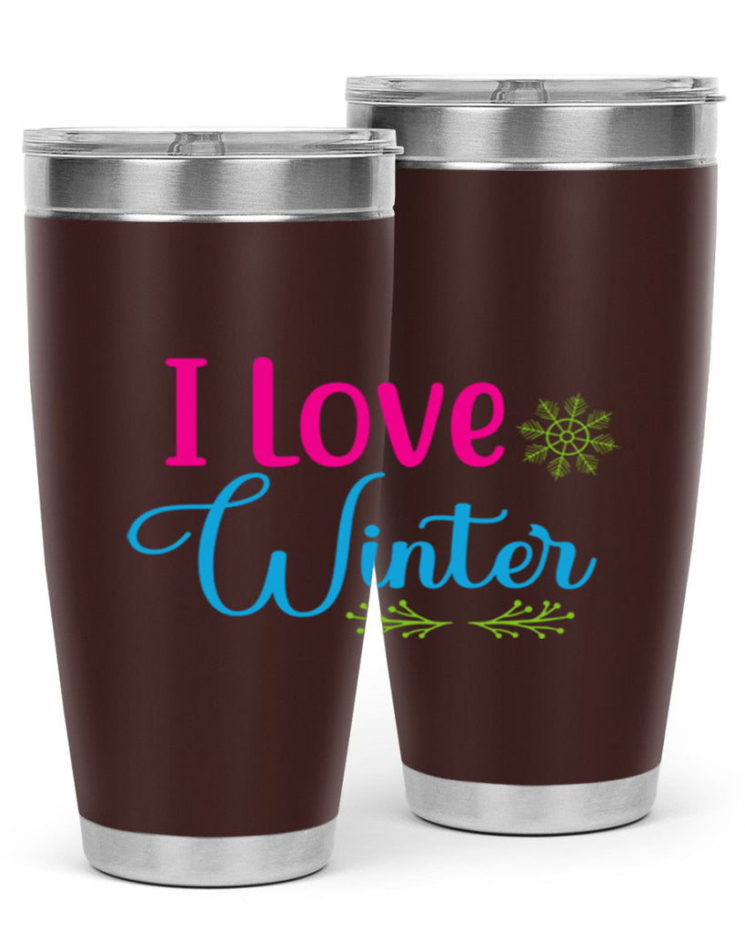 I Love Winter 225#- winter- Tumbler