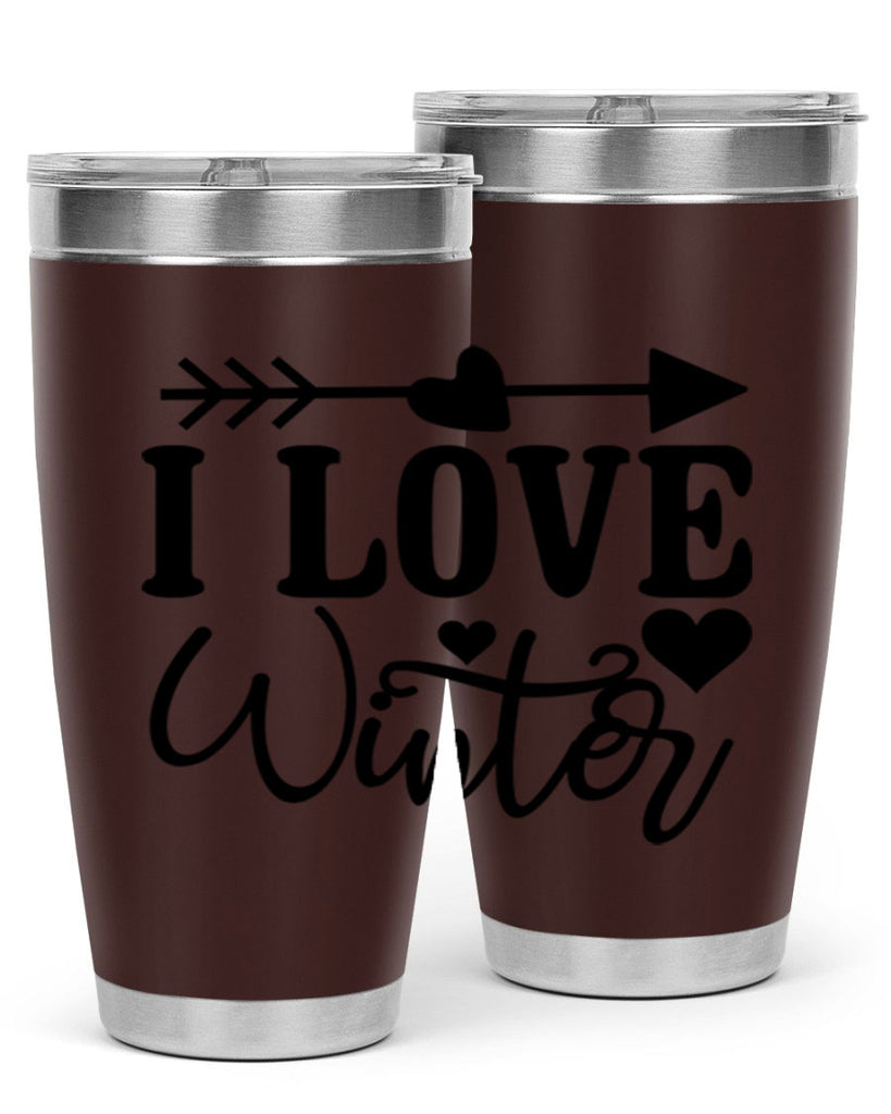 I Love Winter 227#- winter- Tumbler