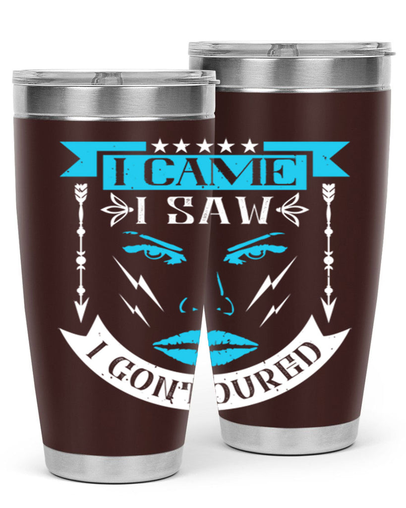 I came I saw I contoured Style 209#- make up- Tumbler