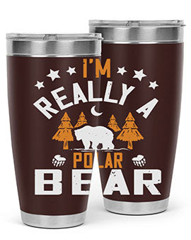 I'm really a polar bear 17#- Bears- Tumbler