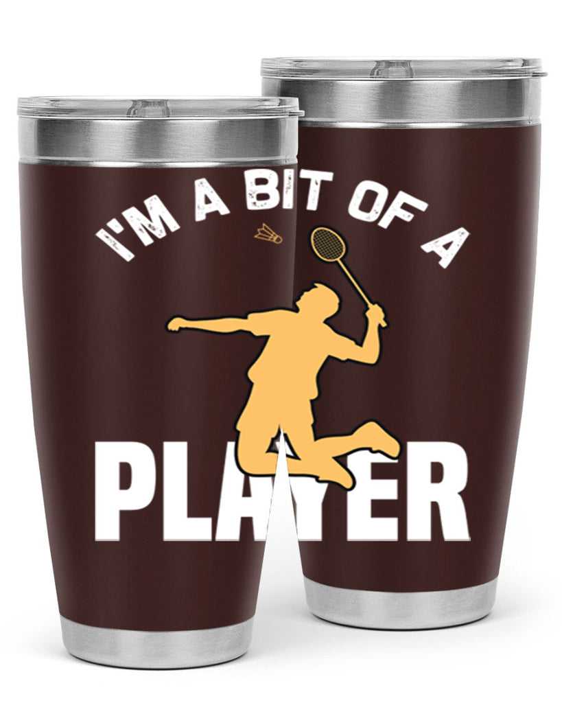 Im a bit 1071#- badminton- Tumbler