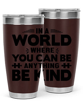 In a world Style 48#- autism- Tumbler