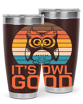 Its Owl Good Retro Owl A TurtleRabbit 10#- owl- Tumblers