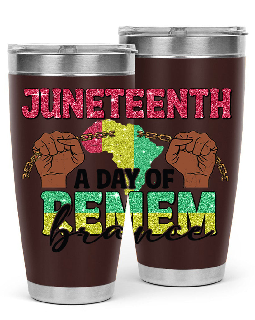 Juneteenth A Day Of Remembrance Png 9#- Juneteenth- tumbler