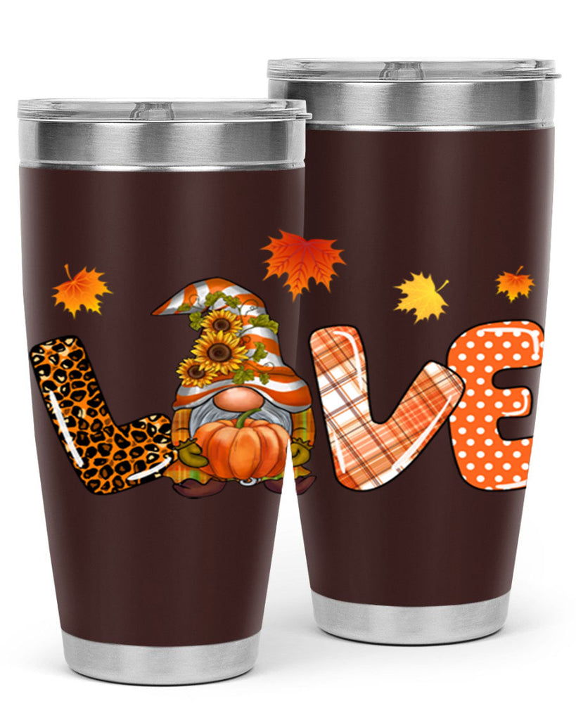 LOVEFallGnomeAutumn 416#- fall- Tumbler
