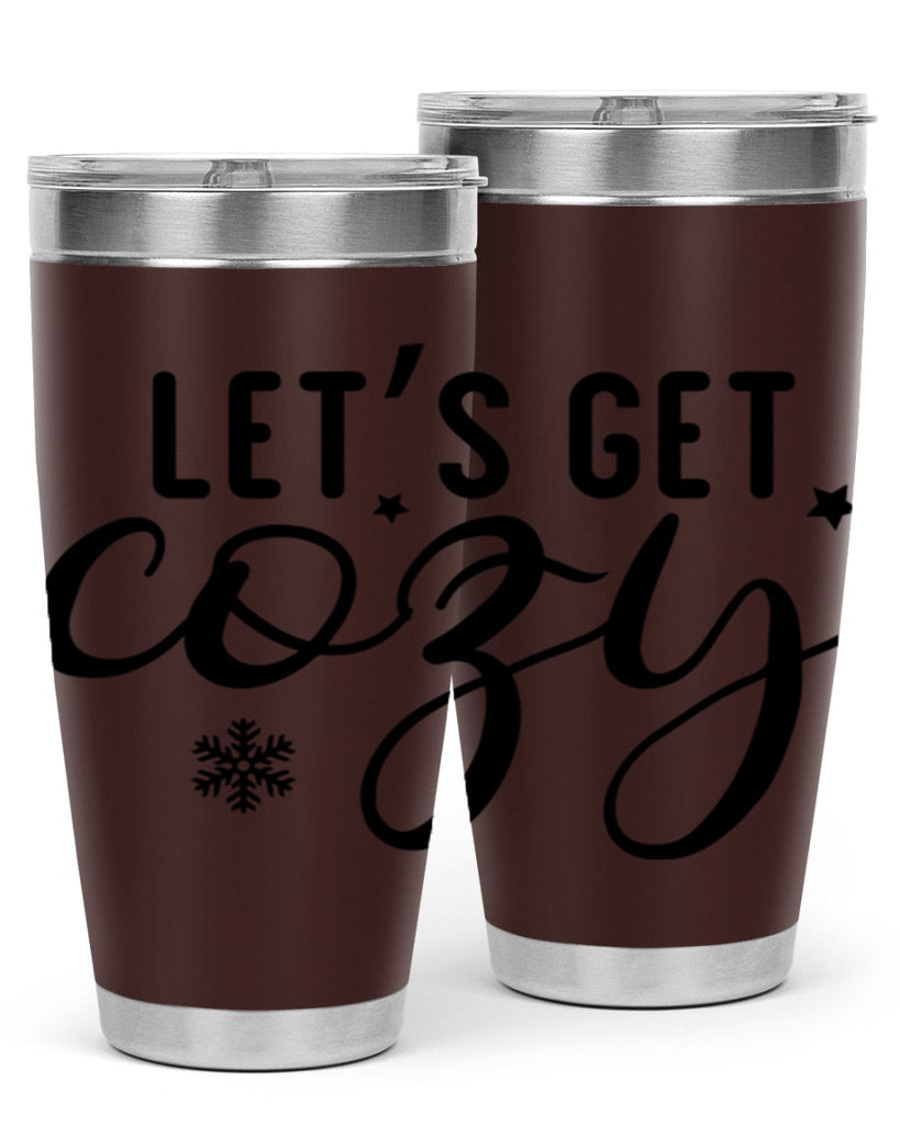 Lets Get Cozy287#- winter- Tumbler