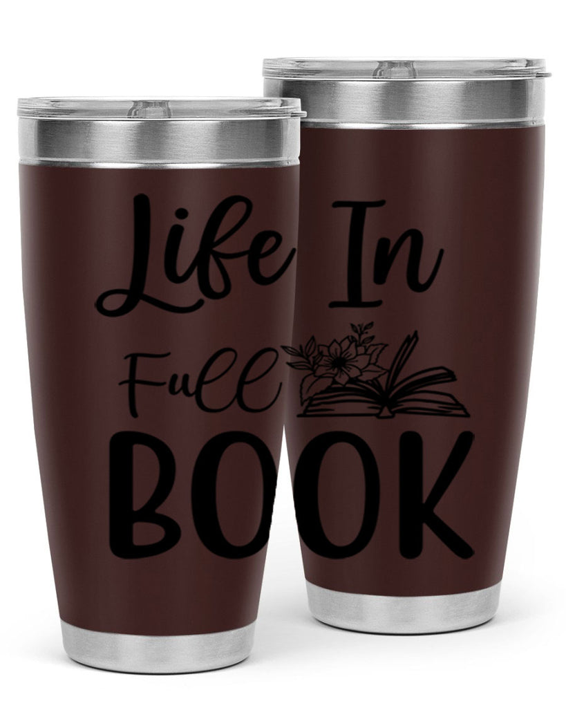 Life In Full Book 297#- spring- Tumbler